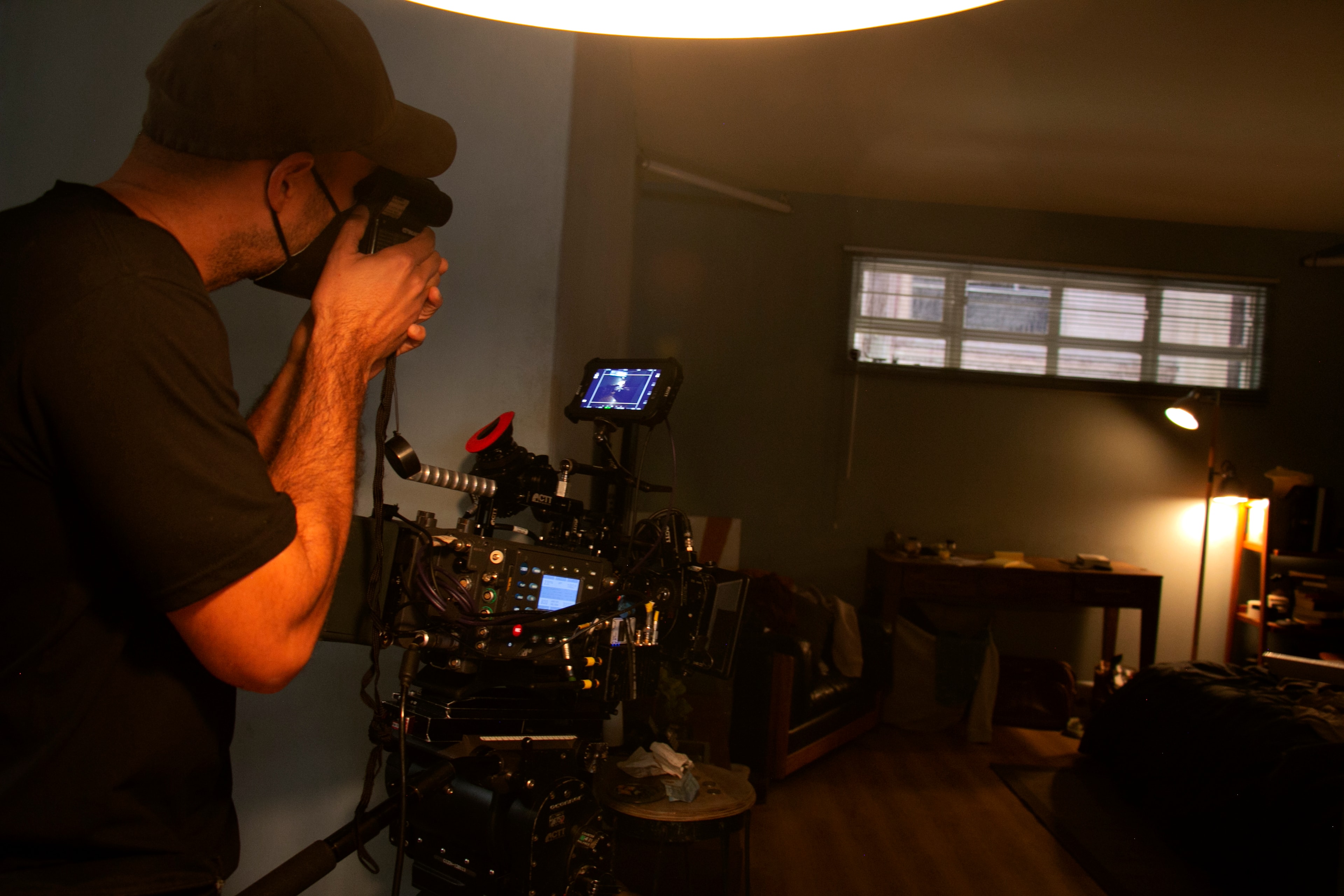 Detrás de cámaras Cinema226 — monitor