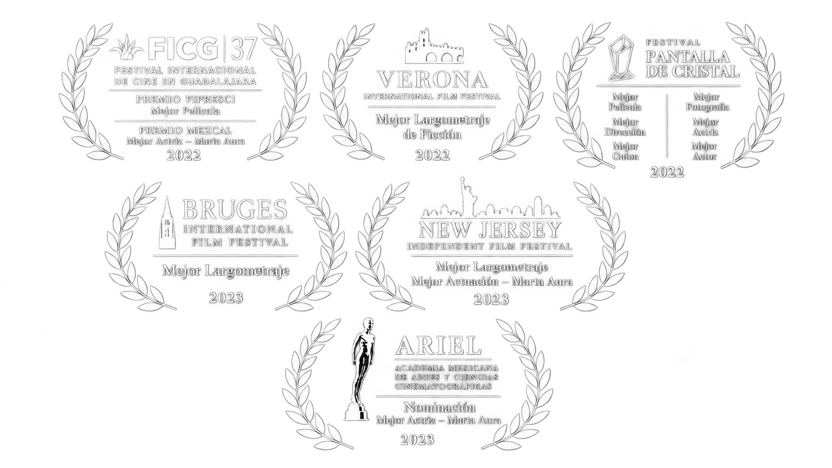 Laureles de festivales de cine — grupo 4